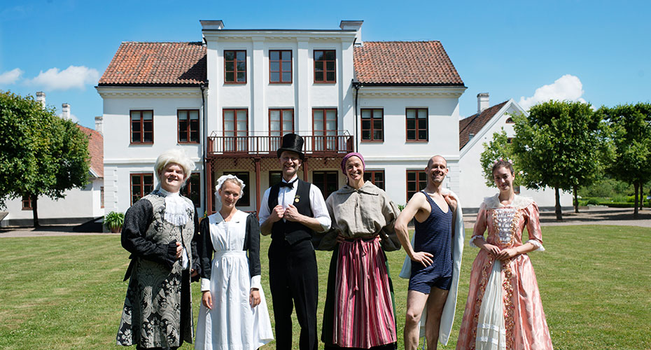 Historien får liv på Fredriksdal. Foto: Anna Bank.